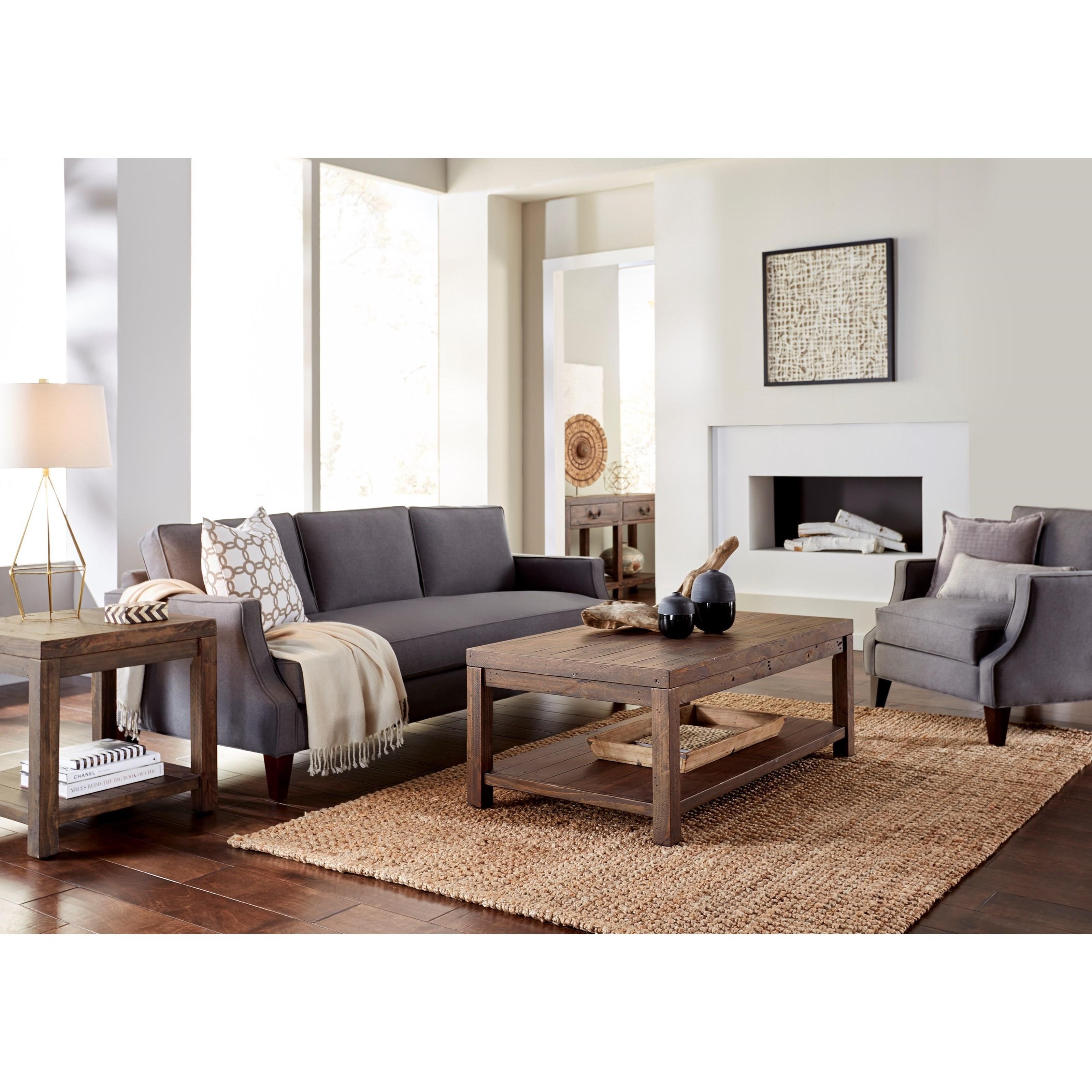 Modus International Craster 8S3922 Reclaimed Wood Square Side